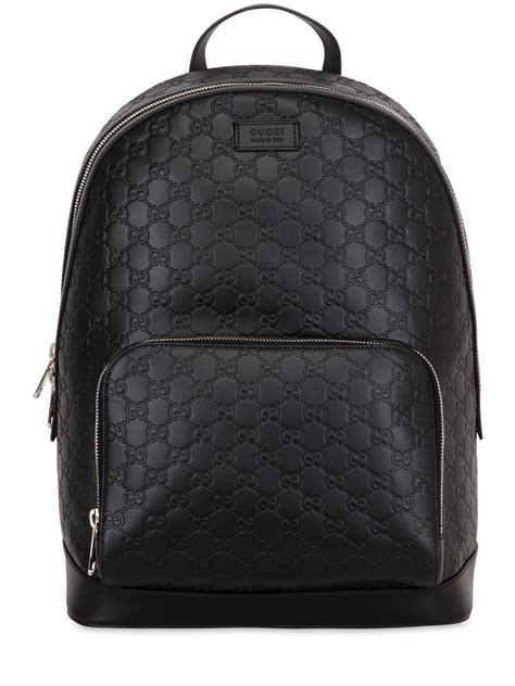 gucci black backpack mens|black gucci backpack for women.